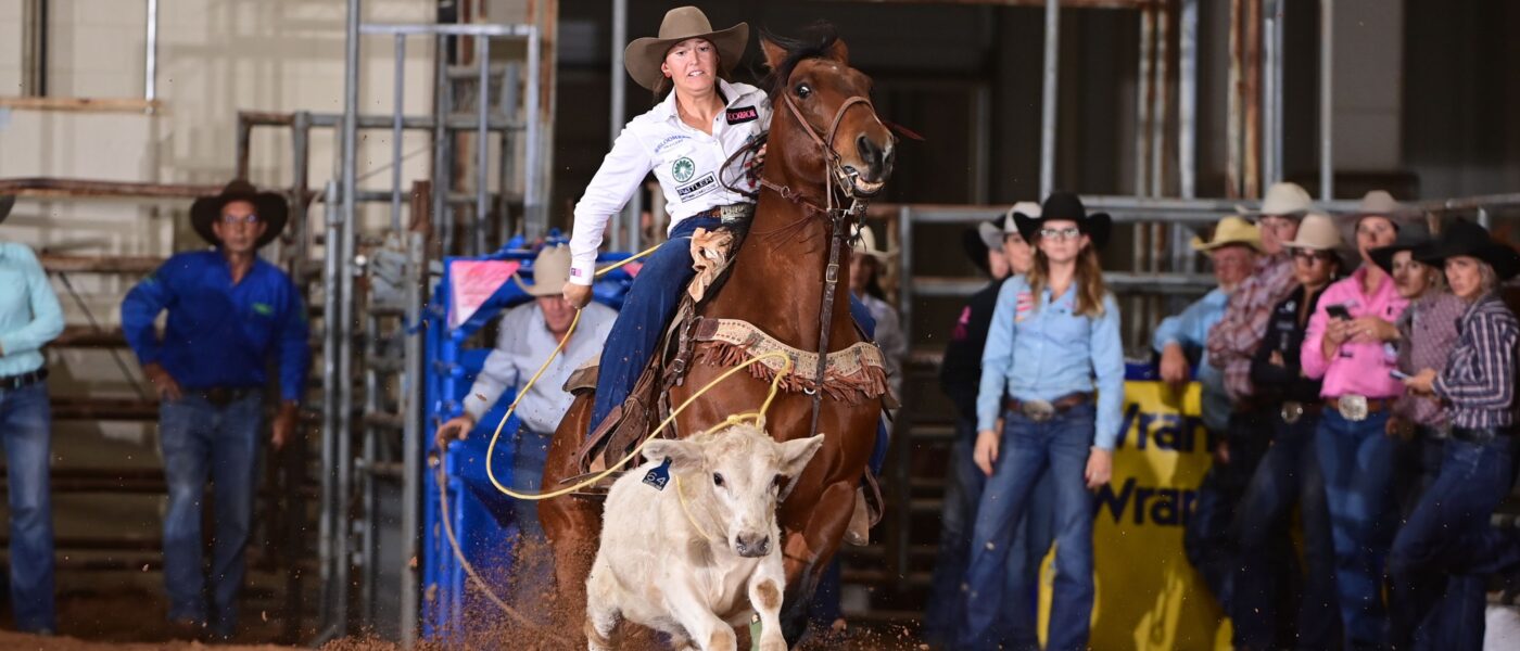 Haiden Thompson was a force throughout the 2024 WPRA Finals, winning Round 3 in the breakaway with a 1.6-second time.