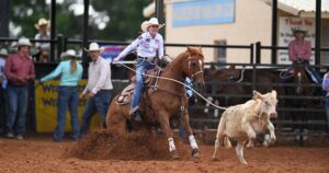 Josie Conner's "Dutch" was voted the 2024 Breakaway Horse of the Year.