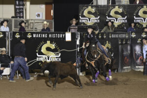 Aspen Miller was the first lady to break the 2-second mark at the Kimes Million Dollar Breakaway with a 1.96-second time.