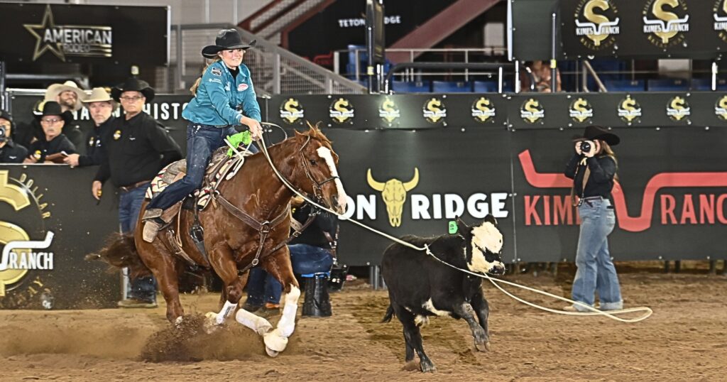 In 2024, Hali Williams won $115,000 at the Kimes Ranch Million Dollar Breakaway.