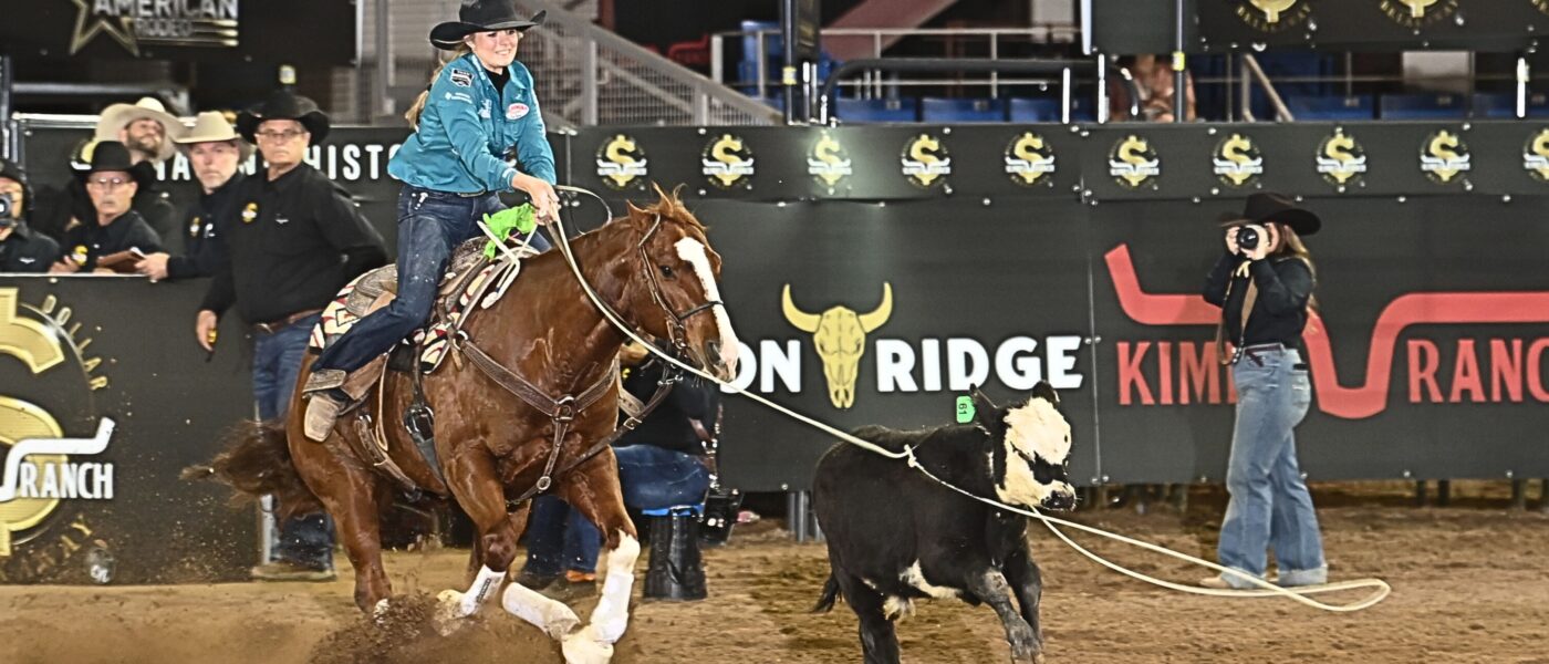 In 2024, Hali Williams won $115,000 at the Kimes Ranch Million Dollar Breakaway.