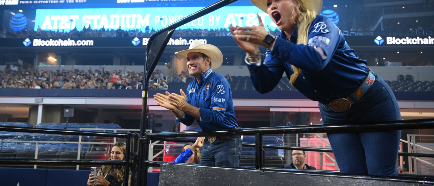 Linsay Rosser-Sumpter and Bobby Mote coached the Free Riders team to victory during the 2024 Kid Rock Rock N Rodeo.