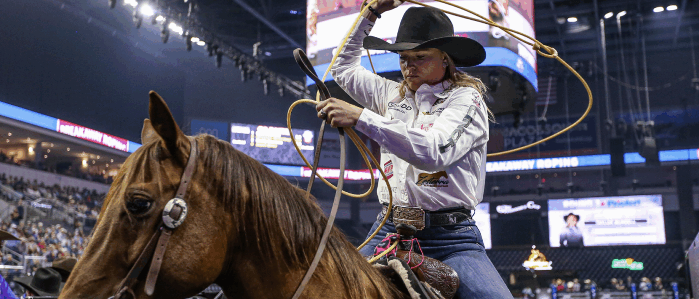 Taylor Munsell swings her rope