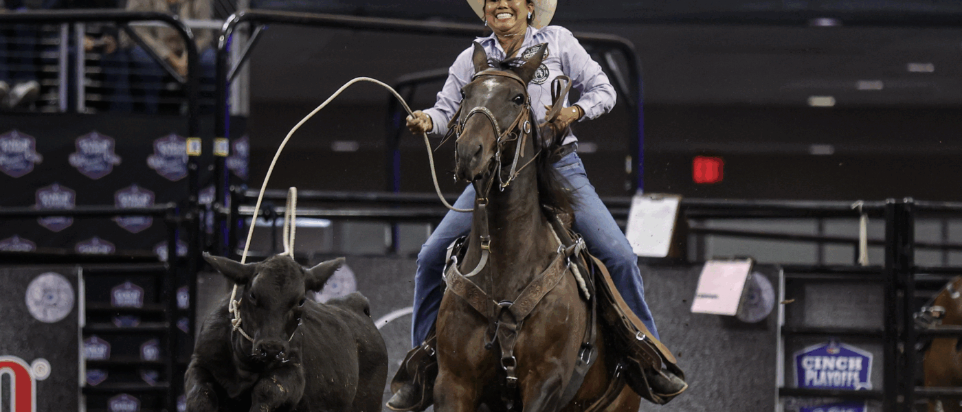 Bailey Bates stole the show at the 2025 Governor's Cup in Sioux Falls riding Ariana Varischetti's gelding "Reno."