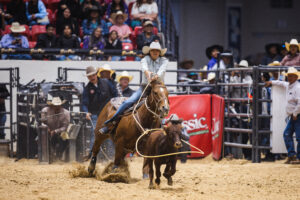 Megan Lunak and "Cricket" at the 2025 INFR.