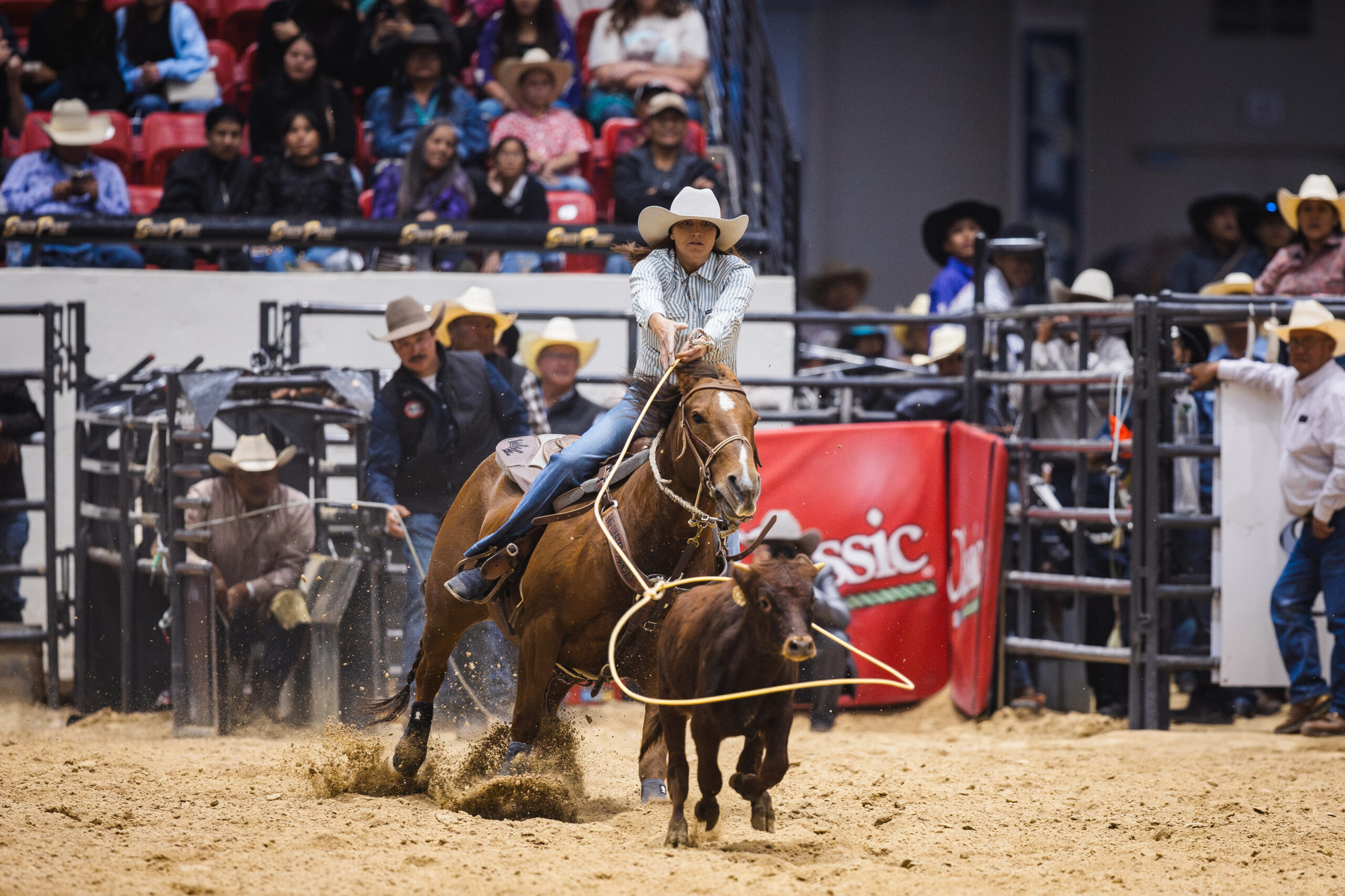 Megan Lunak and "Cricket" at the 2025 INFR.