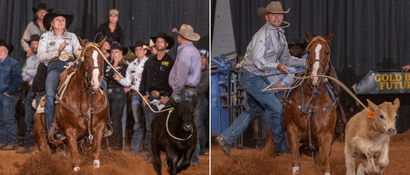Cody & Cheyanne McCartney on CR Tuff King | Photos by Shelby Lynn Photography