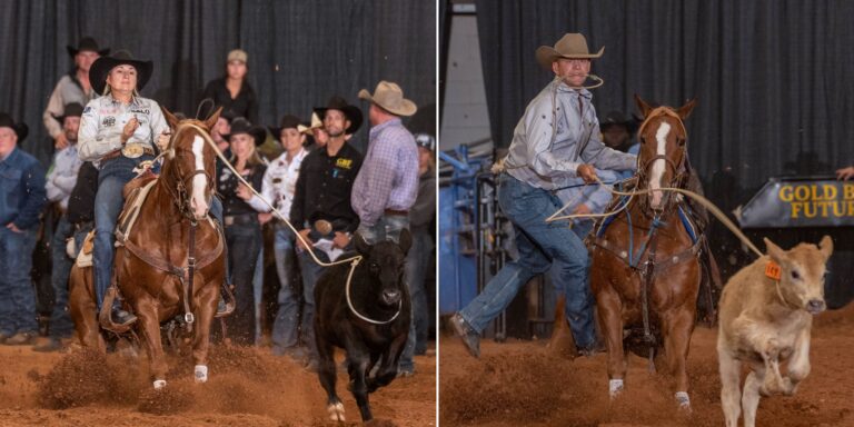 Cody & Cheyanne McCartney on CR Tuff King | Photos by Shelby Lynn Photography