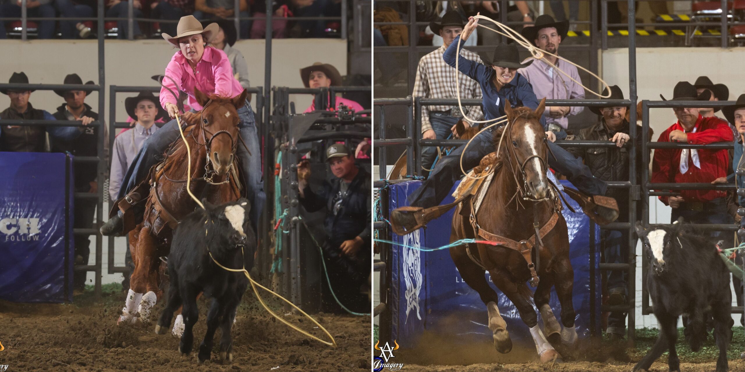 Alli Masters (L) and Clare Burcalow (R) were the big winners on the 2025 Great Lakes Circuit.