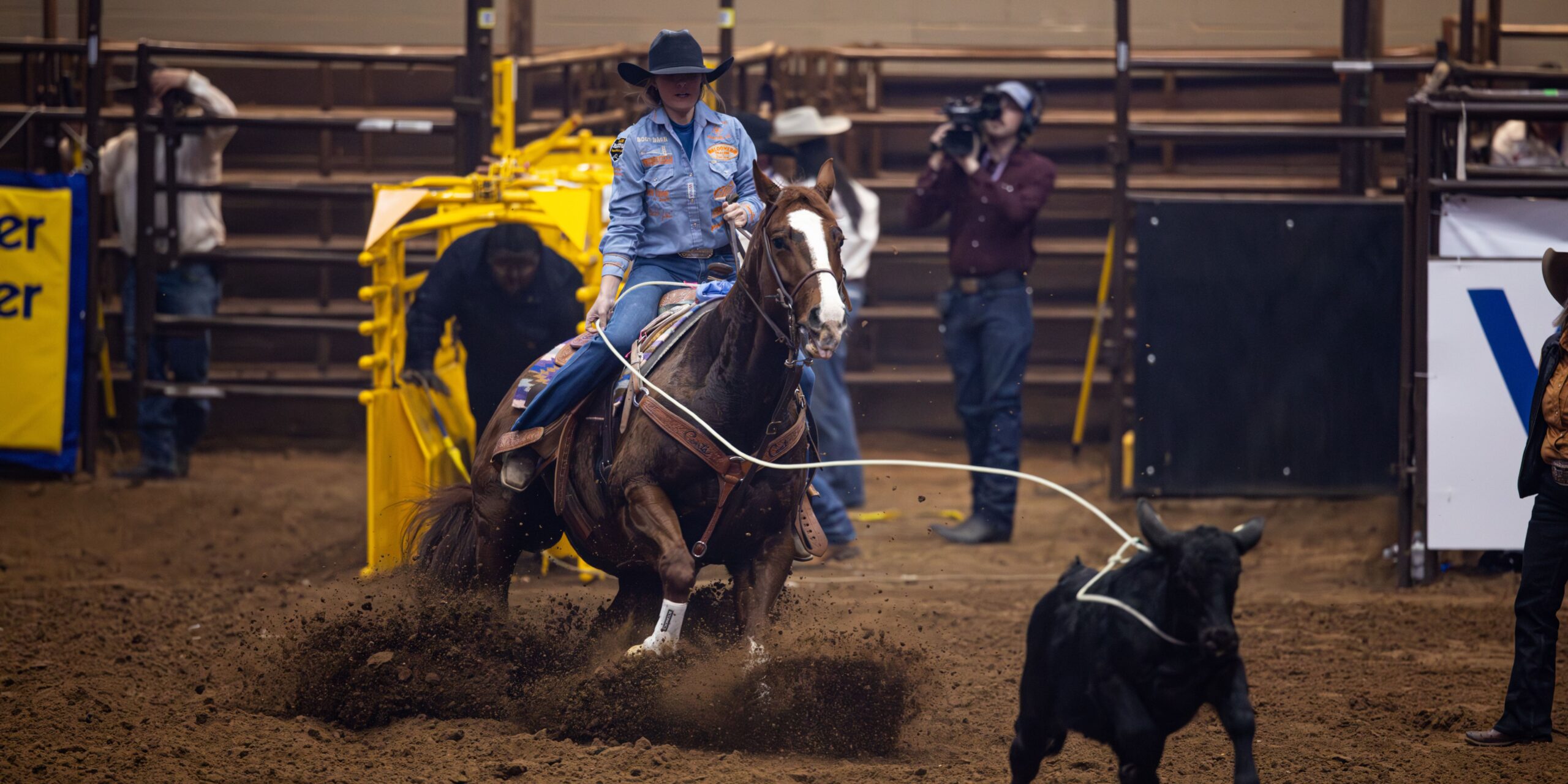 Hali Williams won three of five rounds on night one of the 2025 NFBR.