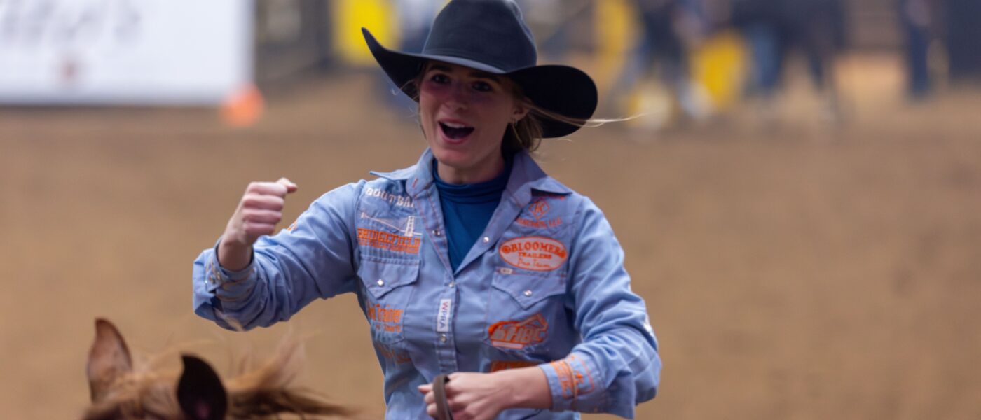 Hali Williams secured three of the five go-round wins at night one of the 2025 NFBR.