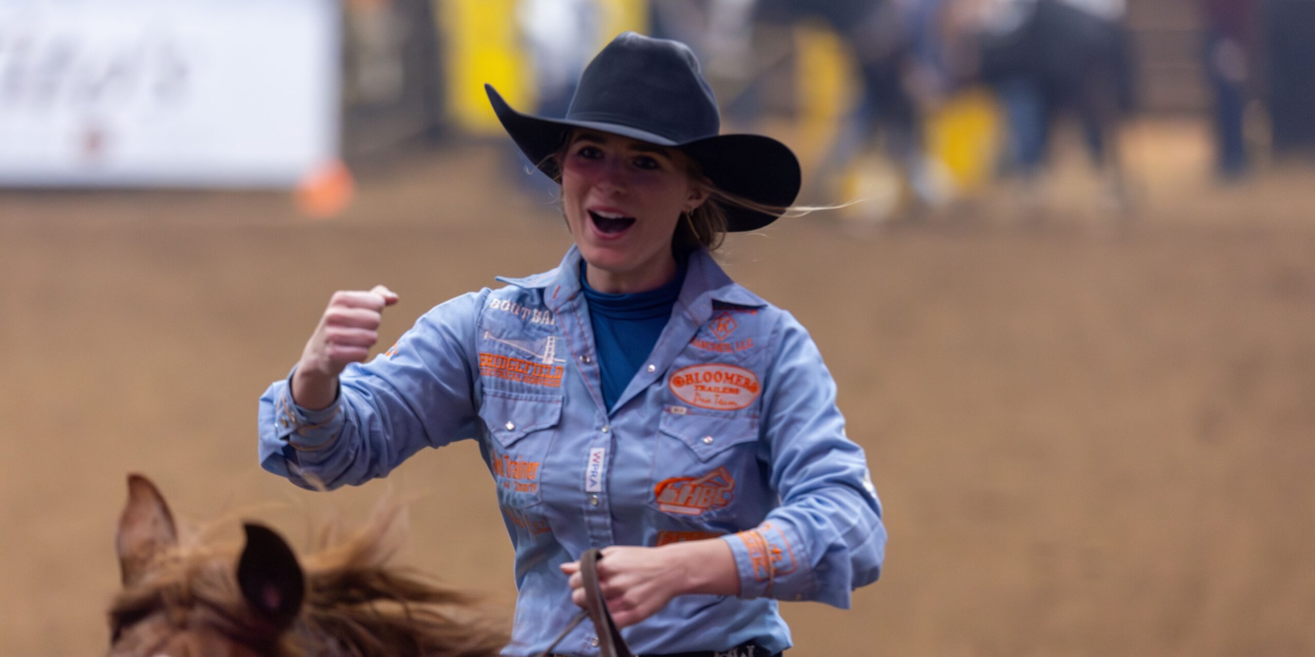 Hali Williams secured three of the five go-round wins at night one of the 2025 NFBR.