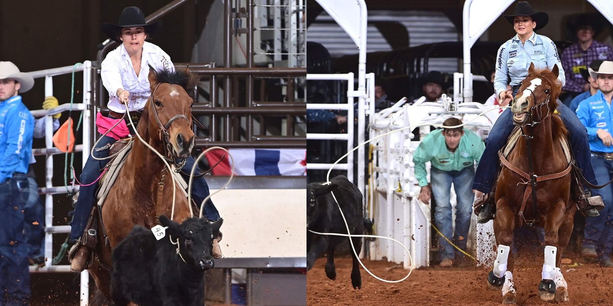 Jaci Hammons and Amanda Terrell tied for the Bracket 7 Round 2 win