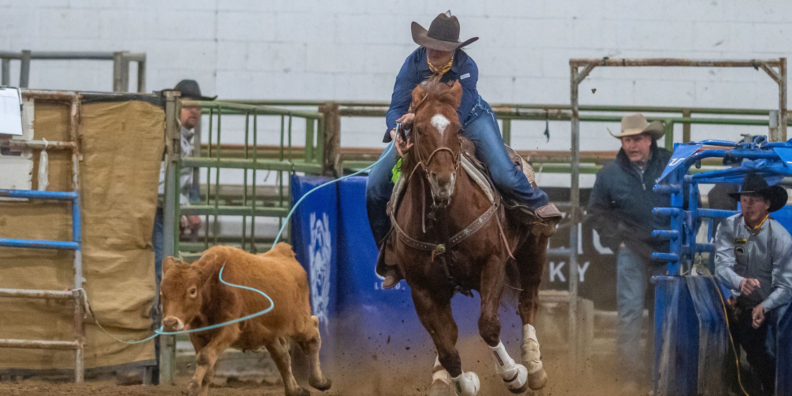 Suzanne Williams and "Flo" knock one down at the 2025 California Circuit Finals.