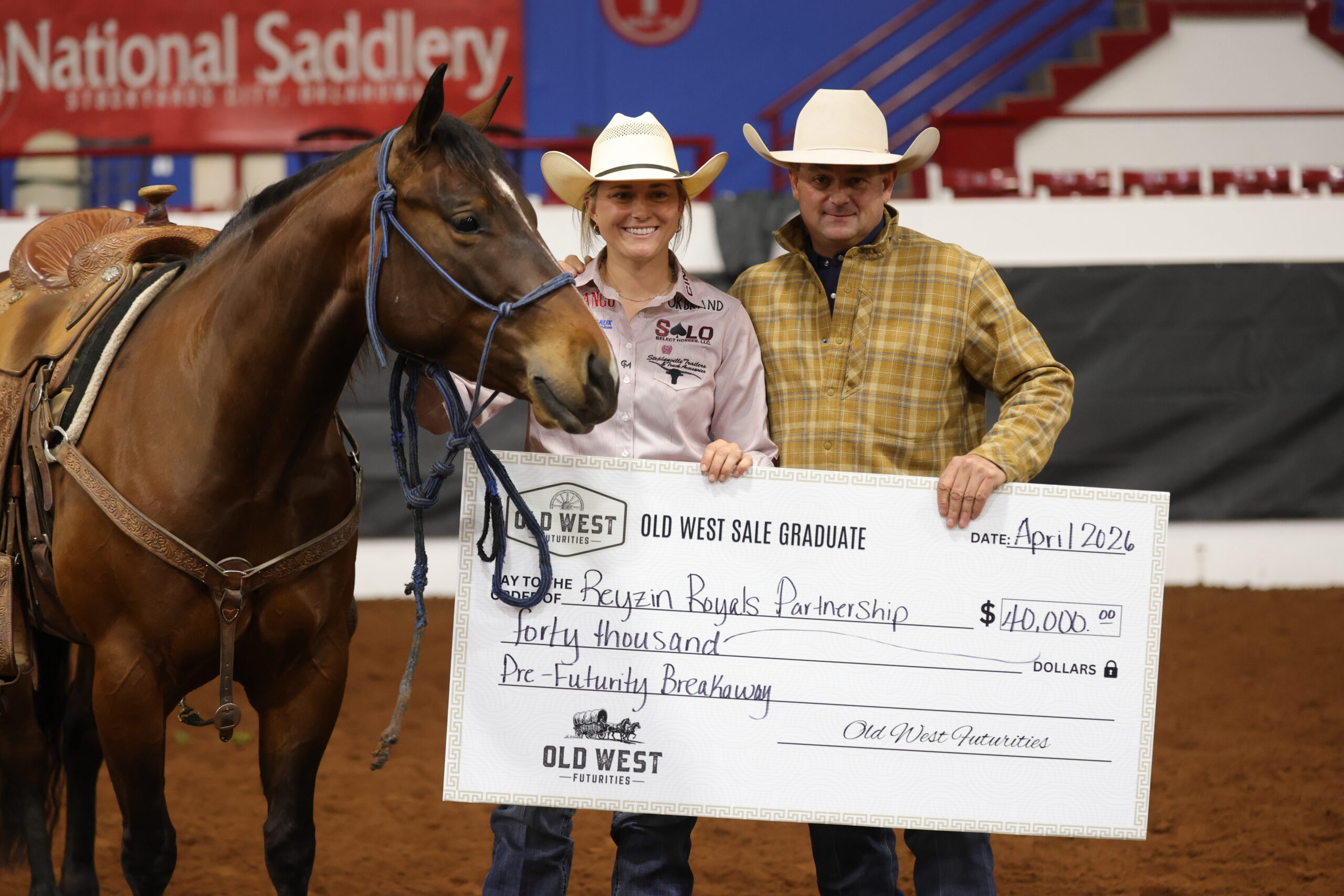 Cheyanne McCartney 2026 Old West Guthrie Futurity Winner
