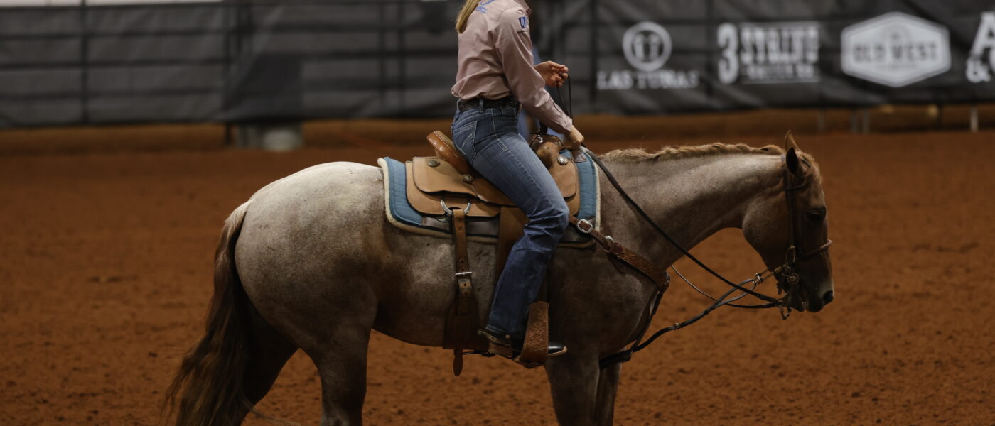 Cheyanne McCartney and Dont Quote Me at the 2026 Old West Futurities Gamble at Guthrie