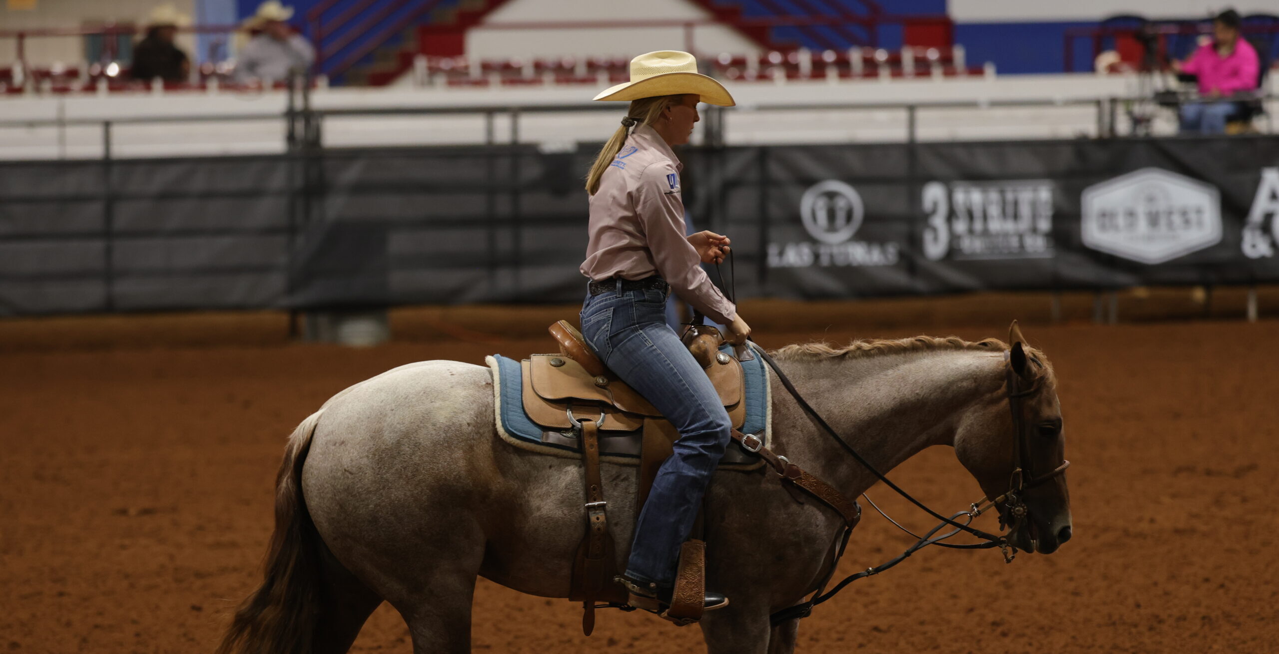 Cheyanne McCartney and Dont Quote Me at the 2026 Old West Futurities Gamble at Guthrie