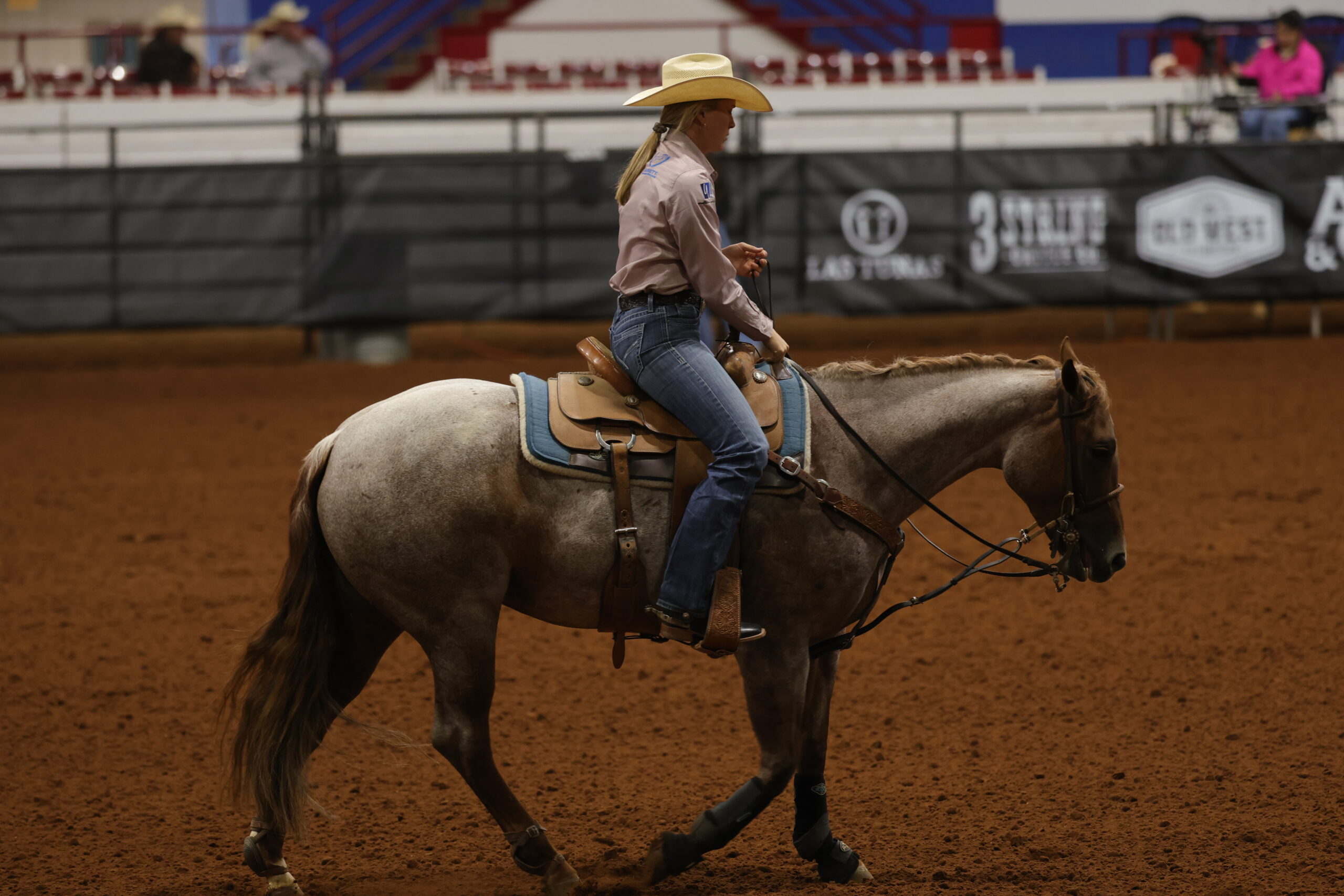 Cheyanne McCartney and Dont Quote Me at the 2026 Old West Futurities Gamble at Guthrie