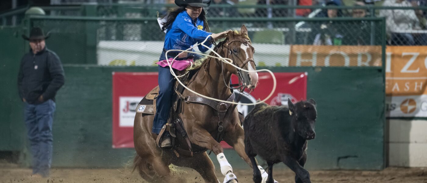 Madison Outhier wins the reno rodeo in 2026 with 5.8 on three head