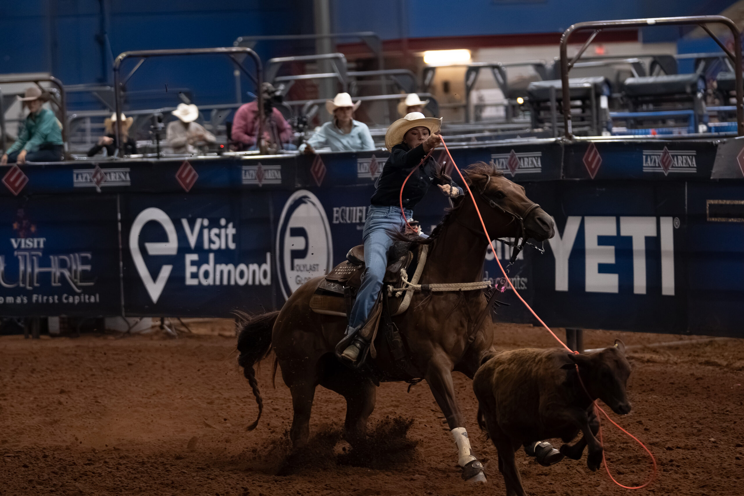 WCJR Round 1 of the LCQ rounds breakaway roping