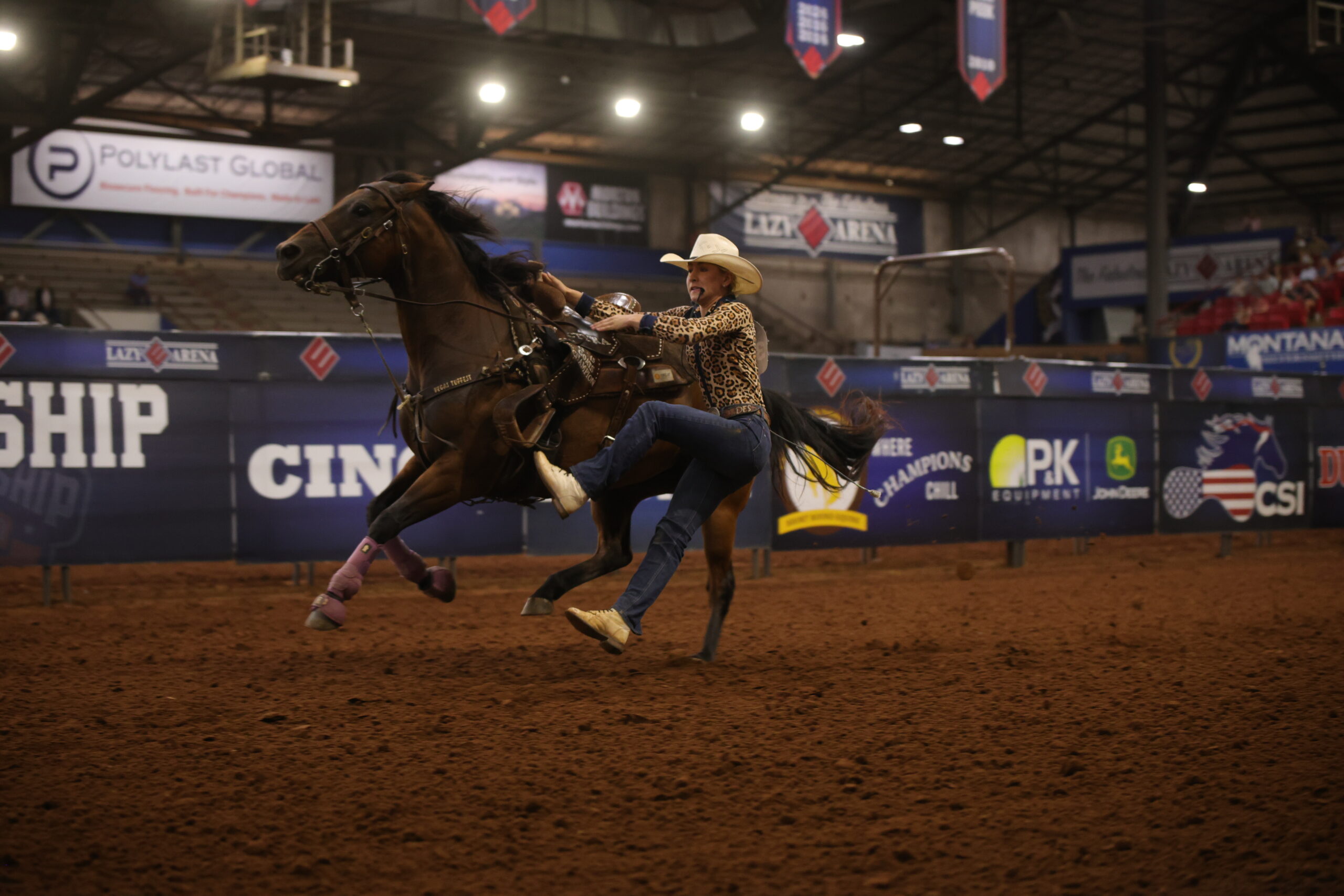 Drew Ellen Stewart wins the 2026 WCJR Junior goat tying