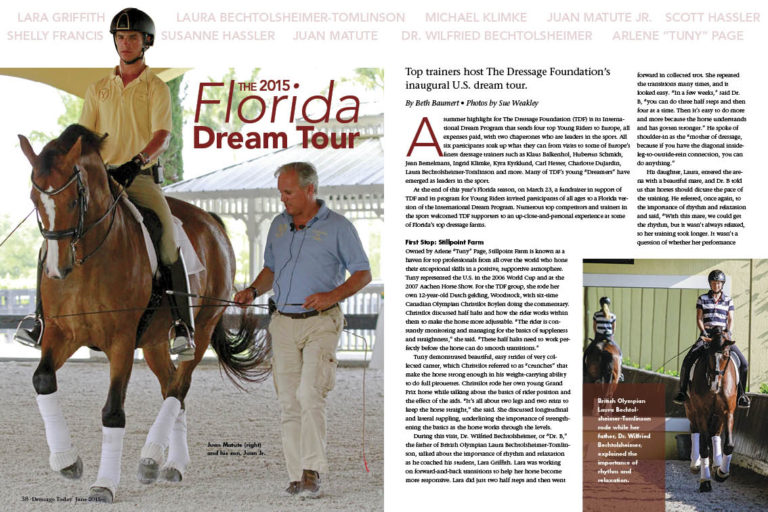 Dressage Today June 2015 Florida Dream Tour