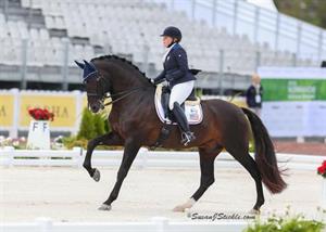 susan treabess and kamiakin at the 2014 alltech fei world equestrian games photo c susanjsticklecom
