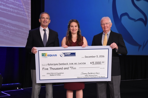 Dembek Receives EQUUS Foundation Research Fellow promo image