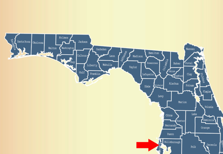 Florida Pinellas County map