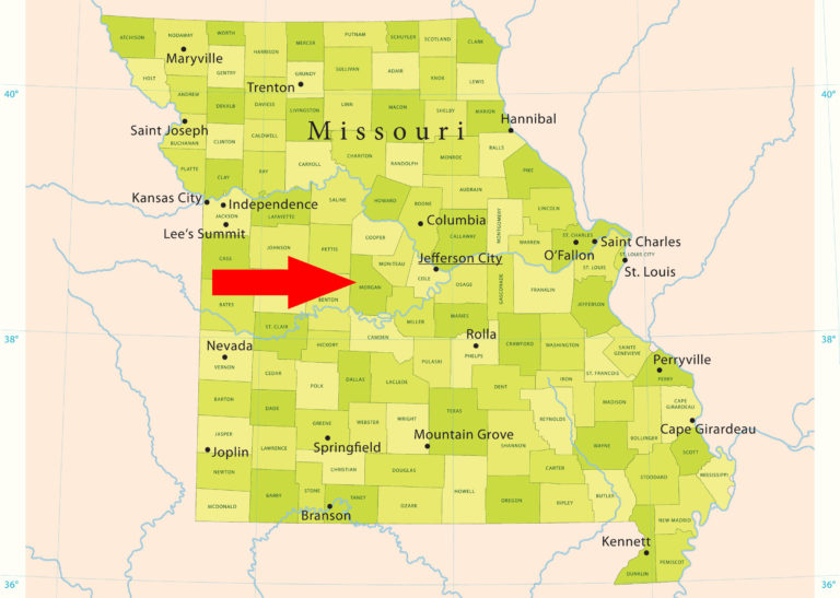 Missouri Morgan County map