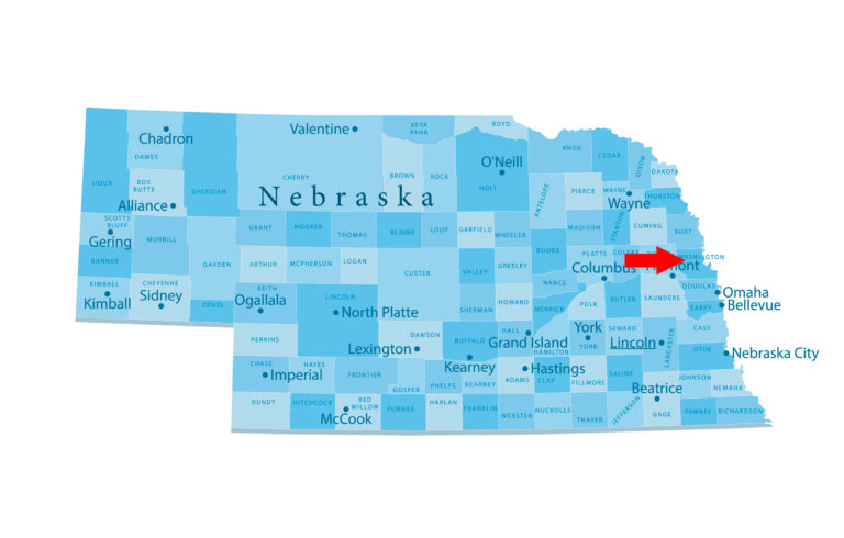 Nebraska Washington County map