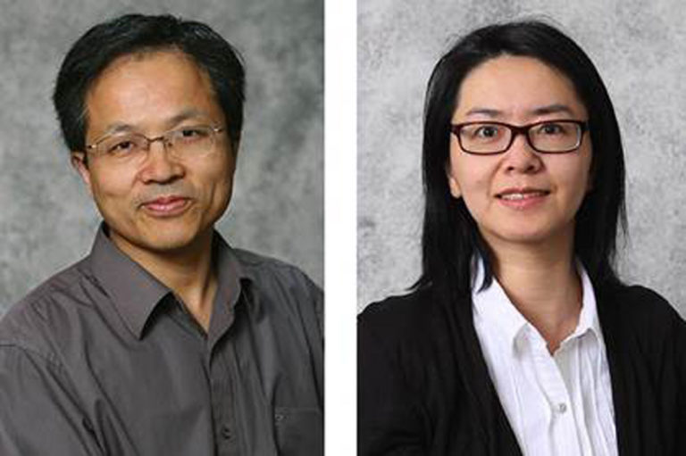 Feng Li (left) and Dan Wang (right) Gluck