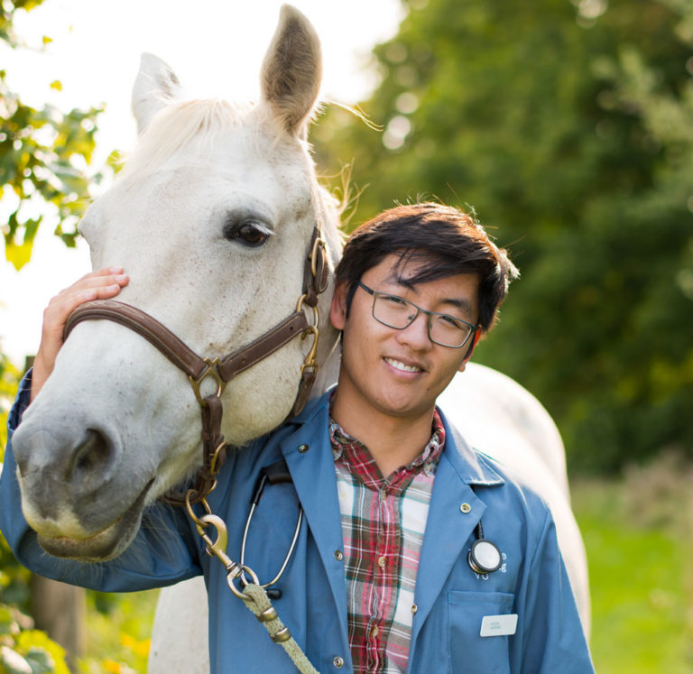 vet student Asian male