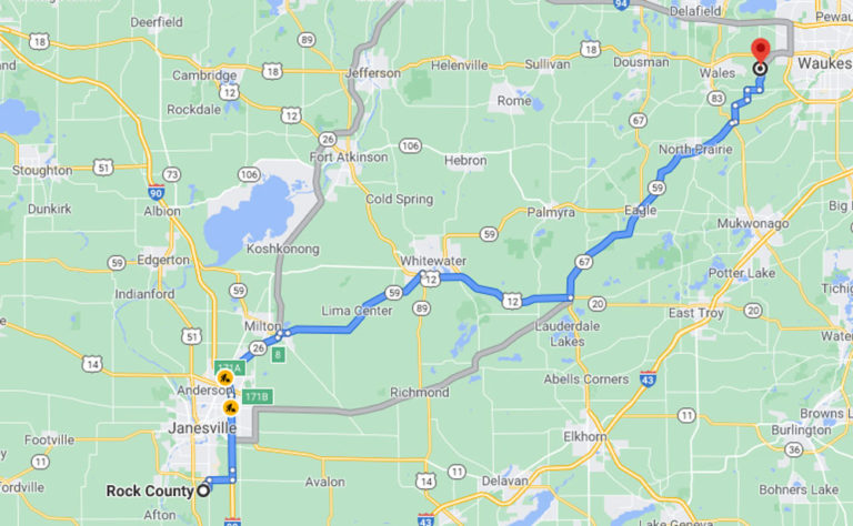 Rock and Wayukesha Counties Wisconsin