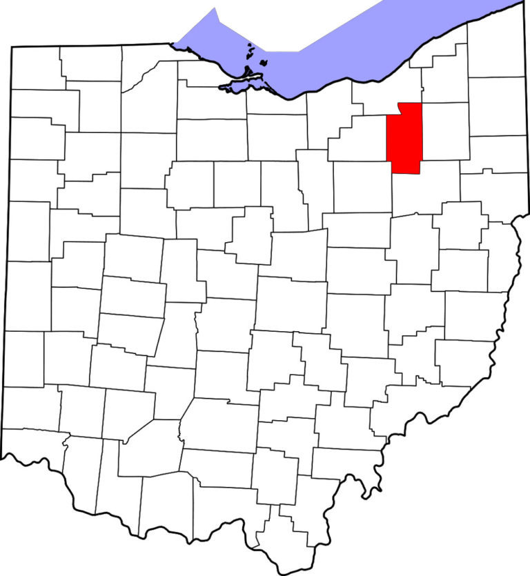 Summit County Ohio map