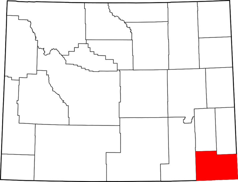 map Laramie County Wyoming