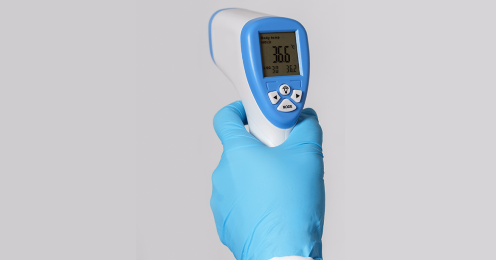 Noncontact, infrared thermometer for equine temperature monitoring