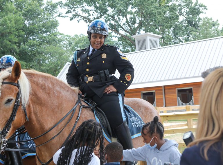 US Park Police at stable opening