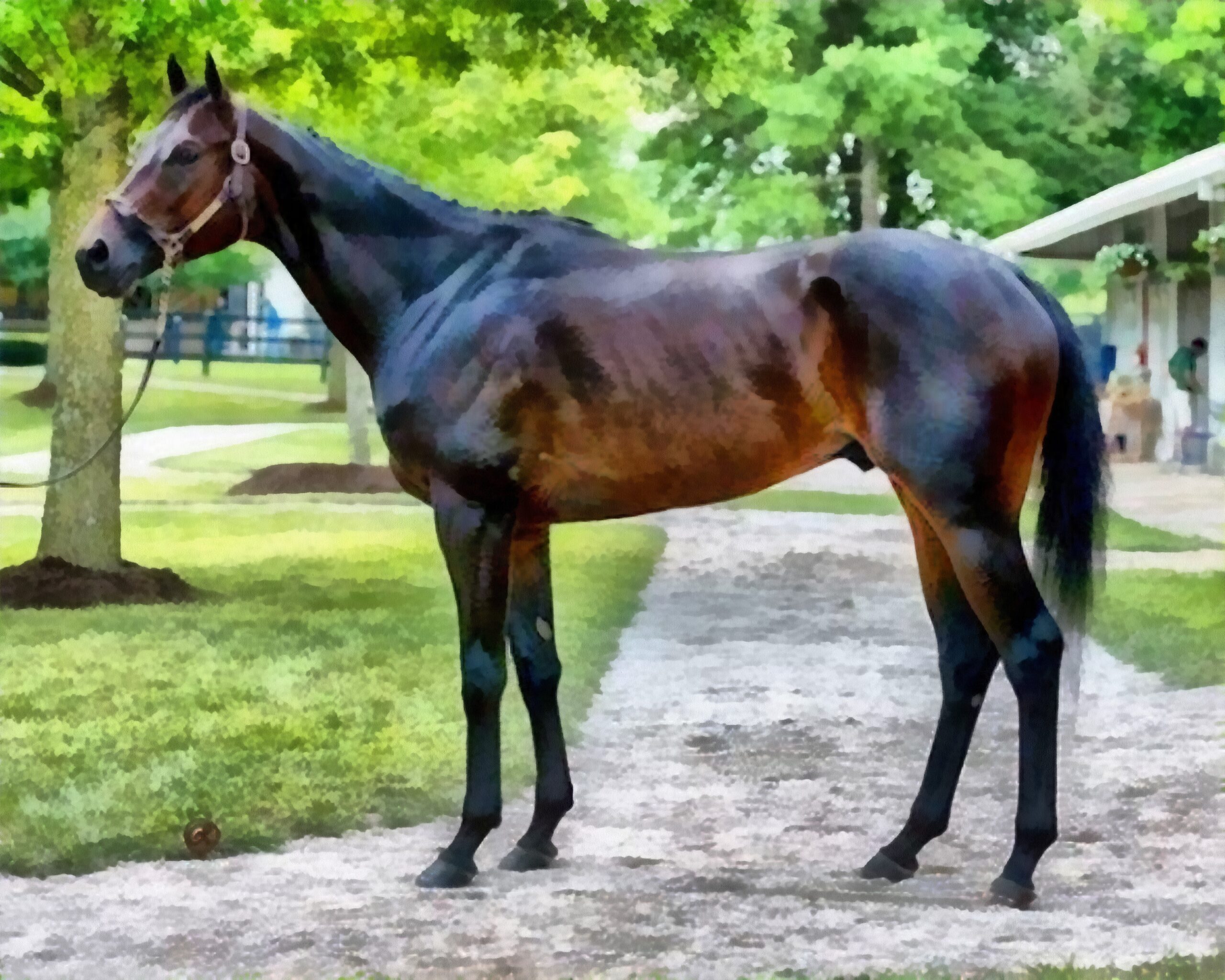 Acrylic painting on canvas art poster. Modern style fashion artwork. Contemporary digital big size print in high resolution. Surreal animals in bright design. Graphic fantasy drawing