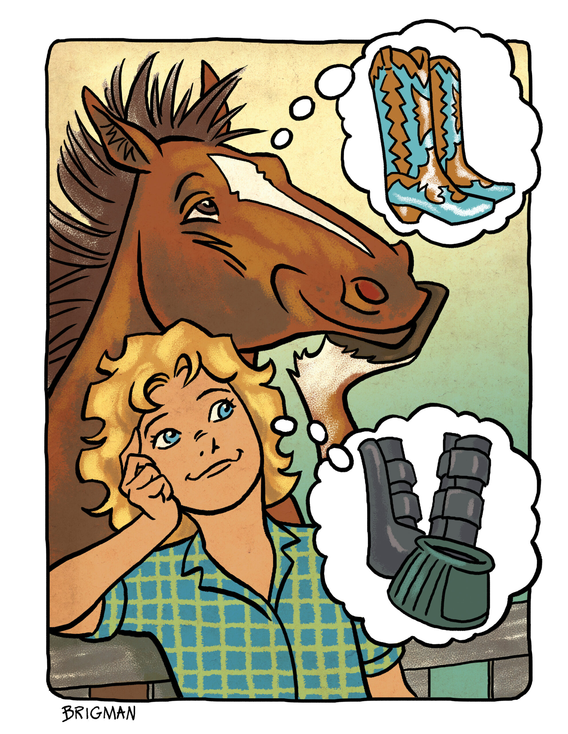 To Boot or Not To Boot? Horse and Rider