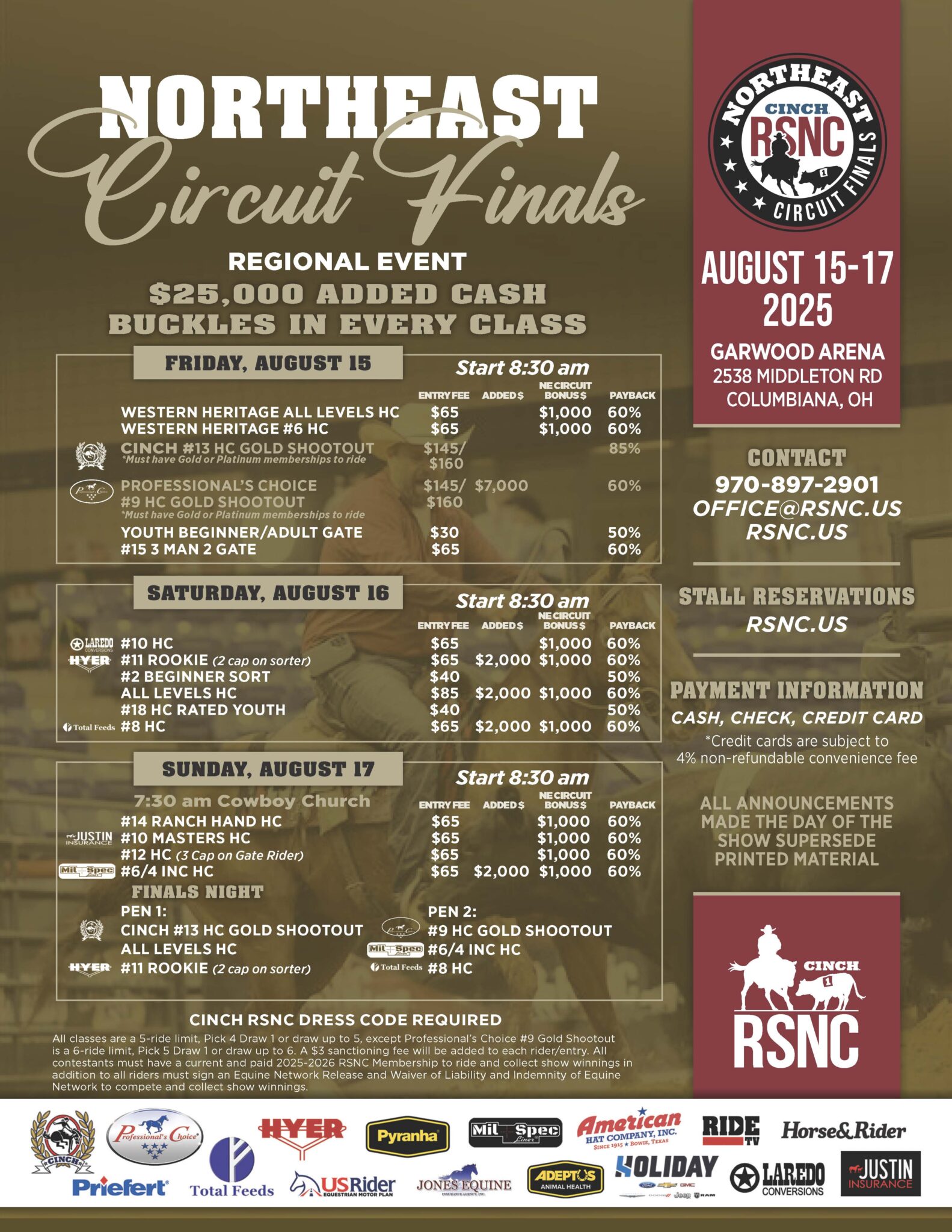 Ranch Sorting Events: August 2025 - Horse and Rider