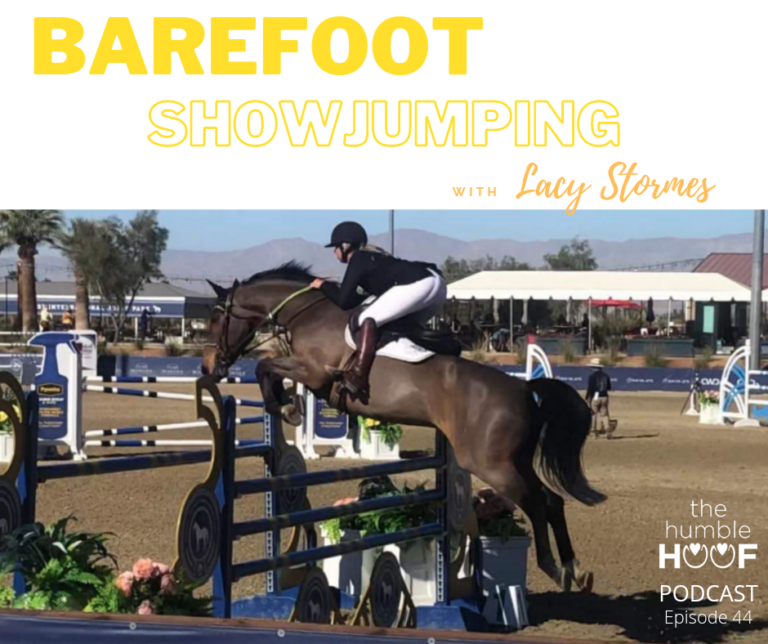 Barefoot Showjumping with Lacy Stormes