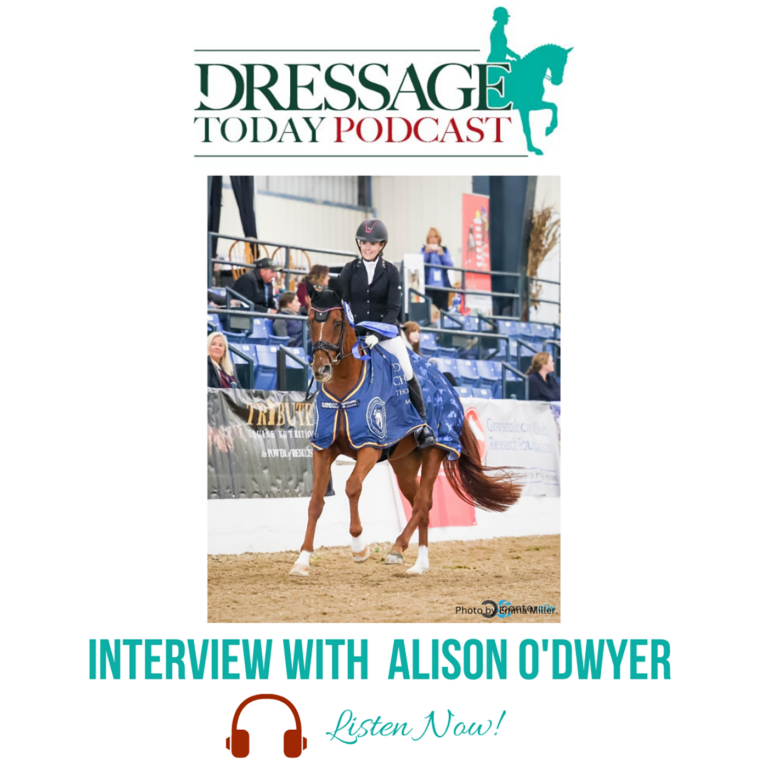 Interview with Alison O’Dwyer – Dressage Today Podcast