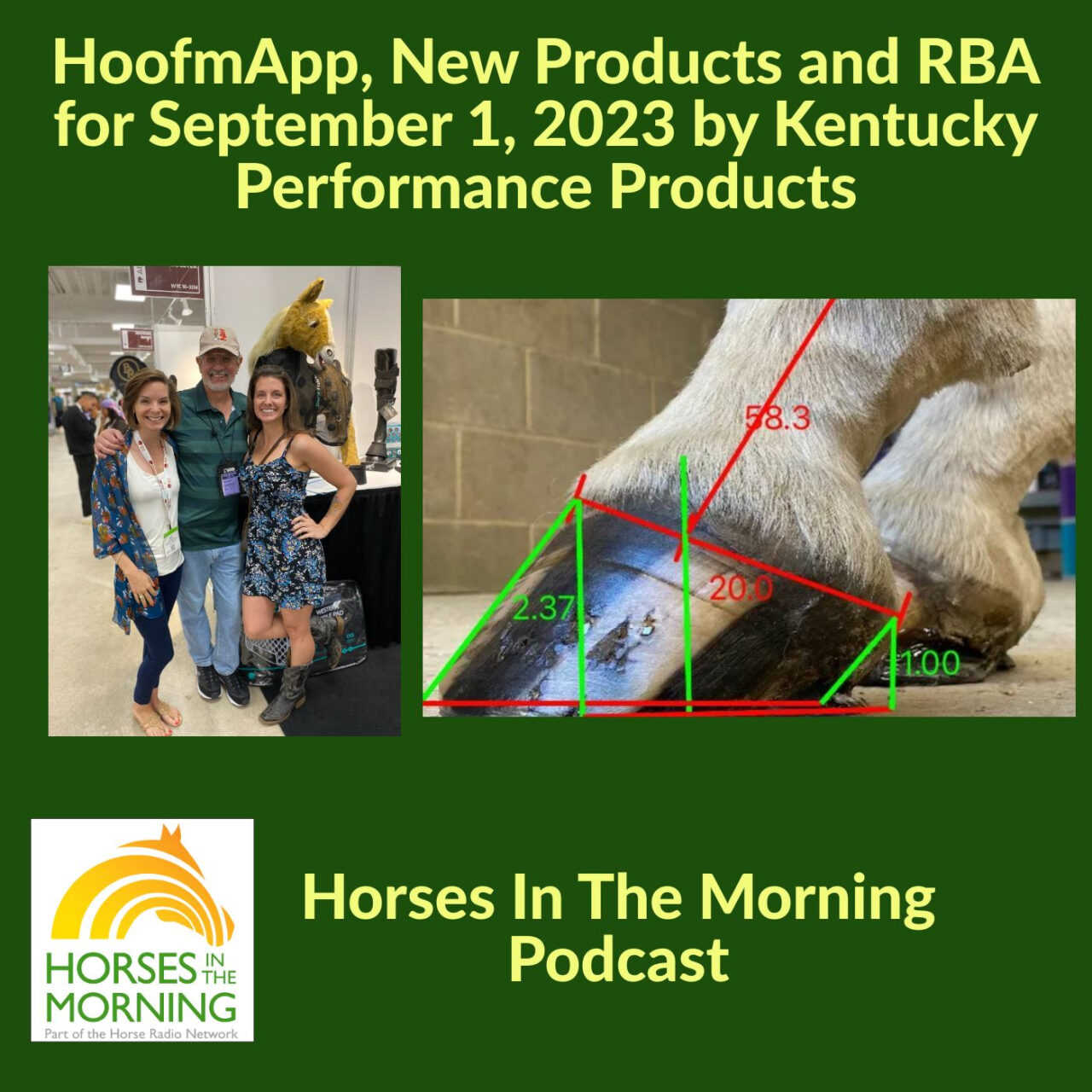 HoofmApp, New Products and RBA for September 1, 2023 by Kentucky Performance Products Horse