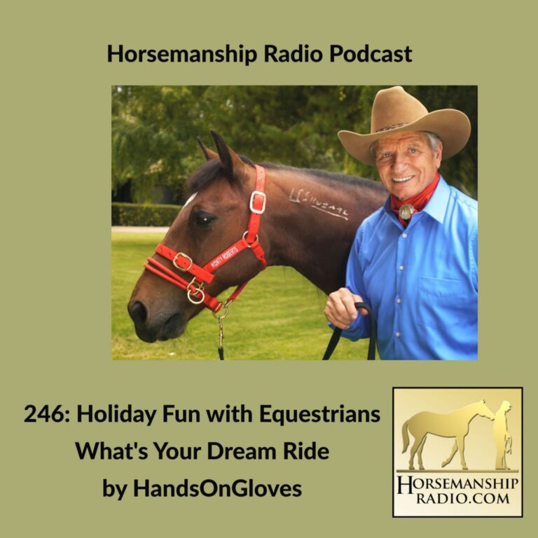 246: Holiday Fun with Equestrians, What’s Your Dream Ride, by HandsOnGloves