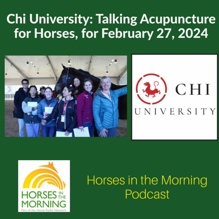 Talking Acupuncture for Horses & Dogs, for February 27, 2024