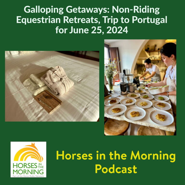 Galloping Getaways: Non-Riding Equestrian Retreats, Trip to Portugal for June 25, 2024