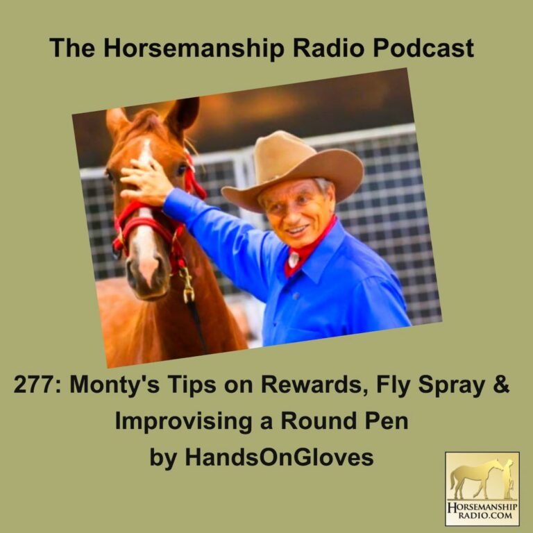 277: Monty’s Tips on Rewards, Fly Spray & Improvising a Round Pen by HandsOnGloves