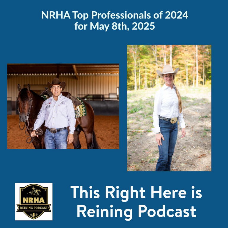 NRHA Top Professionals of 2024 for May 8th, 2025