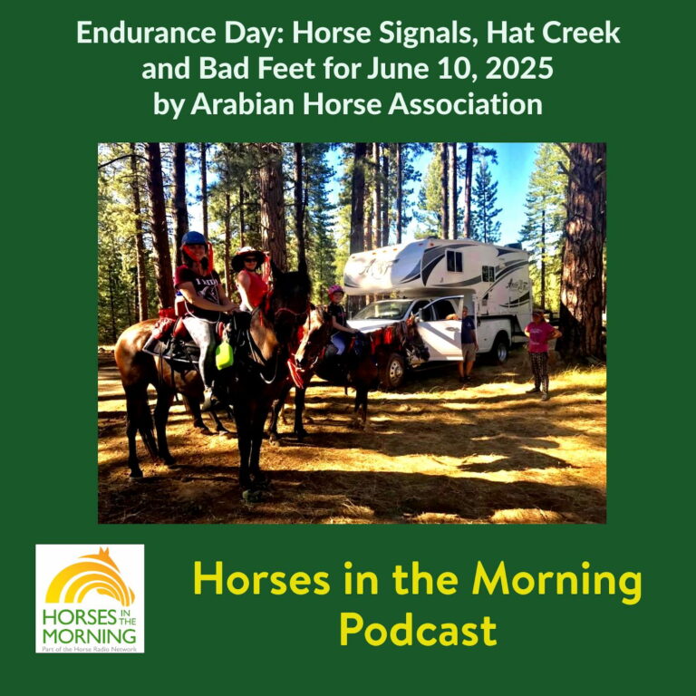 Endurance Day: Horse Signals, Hat Creek and Bad Feet for June 10, 2025 by Arabian Horse Association